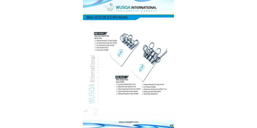 Single Use Suture Sets